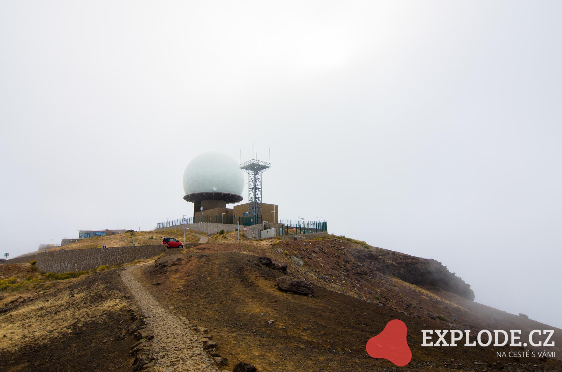 Radar na hoře Pico do Arieiro