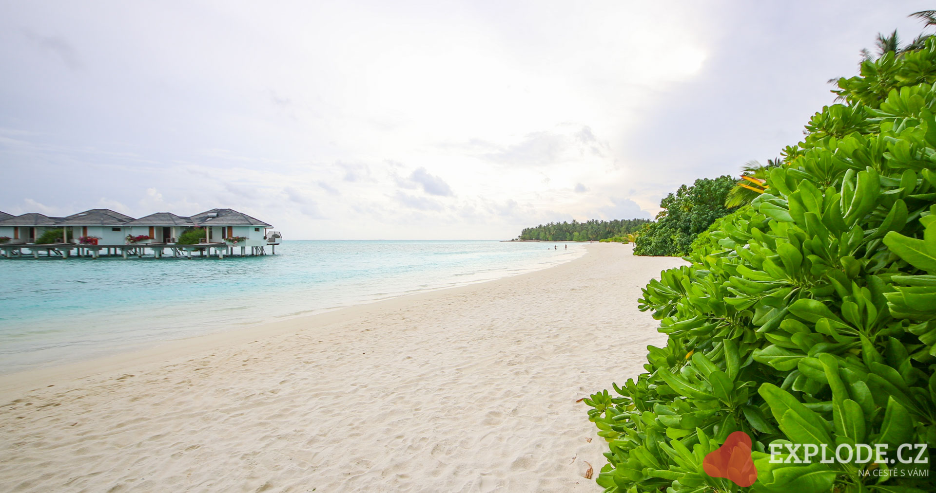 Pláž na ostrově Nalaguraidhoo - Sun Island Resort
