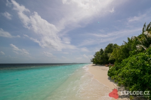 Pláž na ostrově Horubadhoo - Royal Island Resort & Spa Maldives